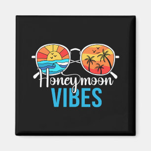 Aimant Vibes de lune de miel Couples Vacances Mariage Mar