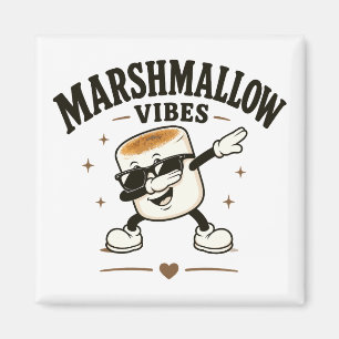 Aimant Vibes de marshmallow
