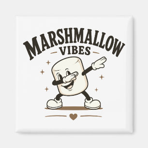 Aimant Vibes de marshmallow