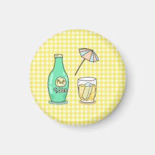 Aimant Vibes De Soda Pop Summer - Boisson De Cartoon Cute