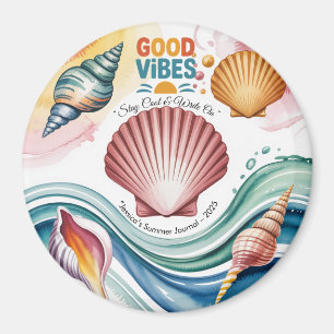 Aimant Vibes d'été Carnet tropical