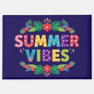 Aimant Vibes été Floral Design-54504 Sweat - shirt à capu