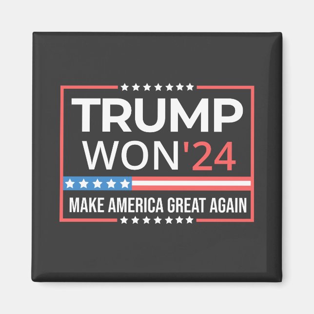 Aimant victoire de trump, victoire de trump 45 47 (Devant)