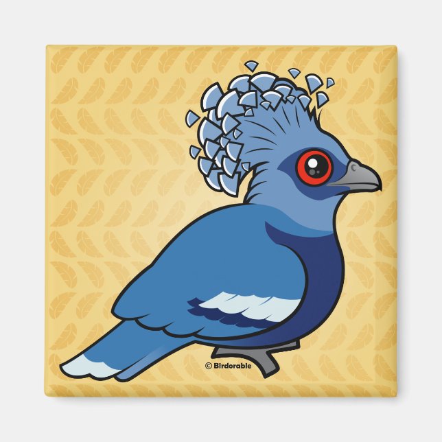 Aimant Victoria Crowne Pigeon (Devant)