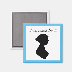 Aimant Victorian Regency Femme Silhouette Art indépendant