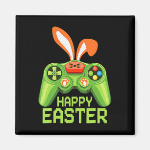 Aimant Video Game Easter Bunny Gaming Controller Gamer Bo