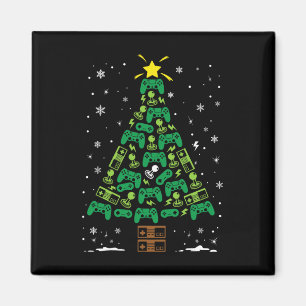 Aimant Vidéo nerd Jeu d'amour famille correspondant Noël 