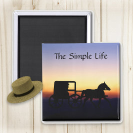 Aimant Vie Amish simple et simple