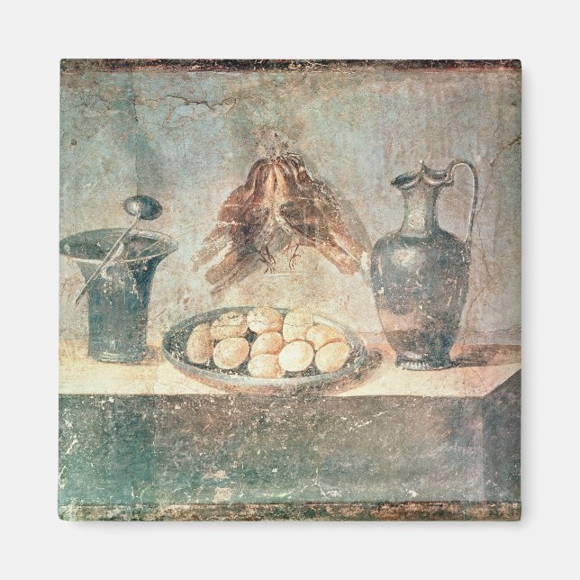 Aimant Vie morte avec oeufs et pousses (Devant)