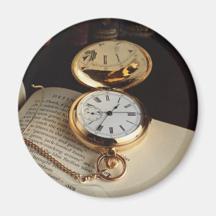 Aimant Vieille montre d'or élégante élégante