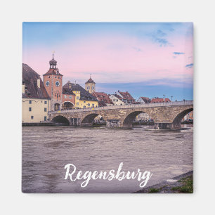 Aimant Vieille ville historique à Ratisbonne, Allemagne