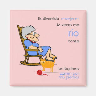 Aimant Vieillissement amusant espagnol Obtenir les vieill