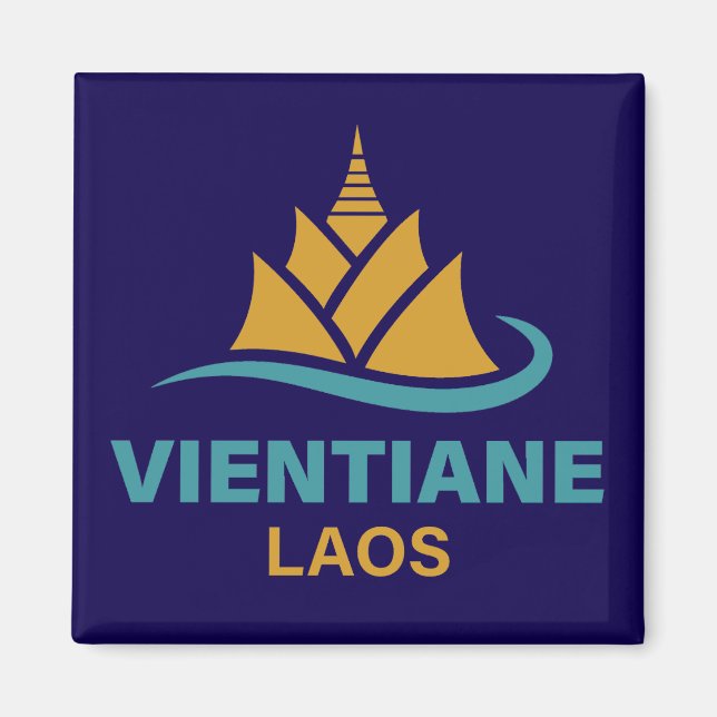 Aimant Vientiane Laos Southeast Asia (Devant)