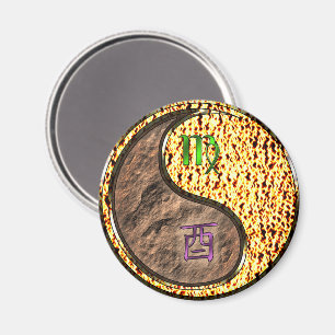 Aimant Vierge & Coq de feu