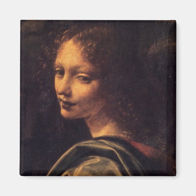 Aimant Vierge des Rochers - Ange (Devant)