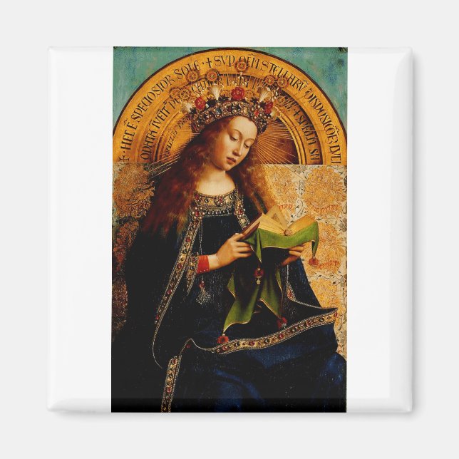 Aimant Vierge Marie par Jan van Eyck (Devant)