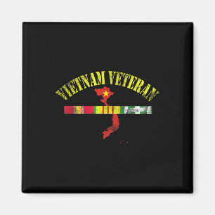 Aimant Vietnam Vétérinaire Drapeau Usa Patriotique