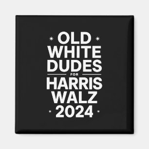 Aimant Vieux Blancs pour la Politique Démocratique Harris