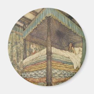 Aimant Vieux Conte de Fées, Princesse et Petit Pois, Edmu