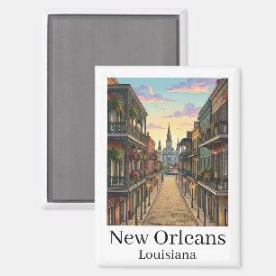 Aimant Vieux New Orleans Quartier Français Louisiane