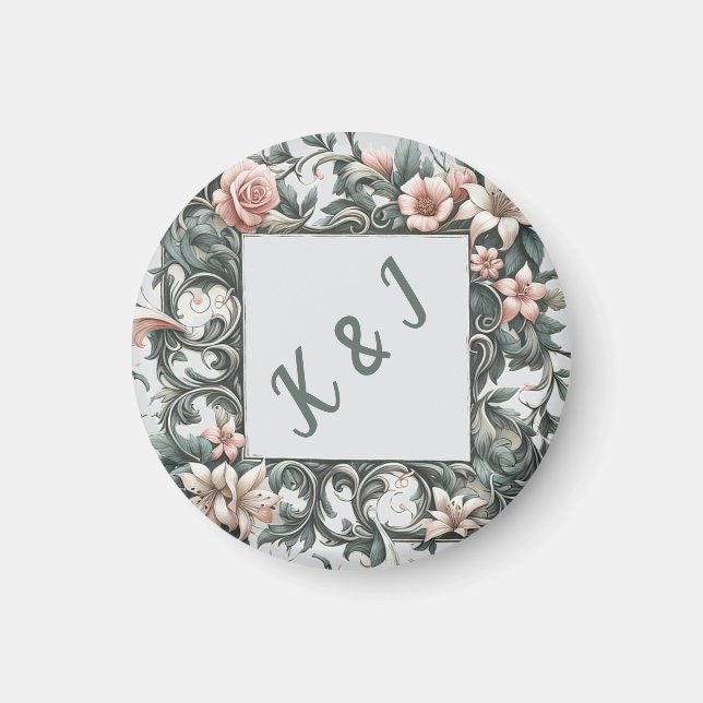 Aimant Vigne florale (Devant)