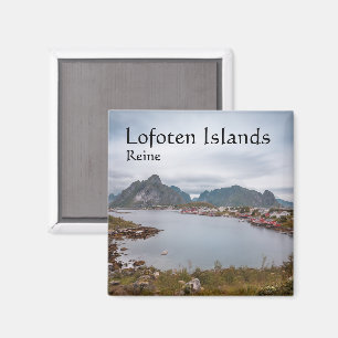 Aimant Village de pêcheurs Reine, îles Lofoten