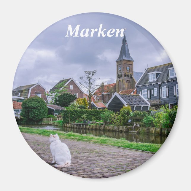 Aimant Village de pêcheurs traditionnel Marken à Pays-Bas (Devant)