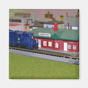 Aimant Village de train de modèle d'échelle de N