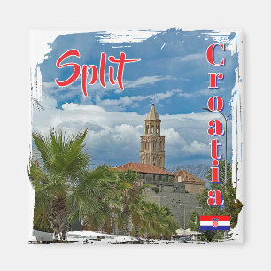 Aimant Ville de Split en Croatie, voyage