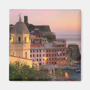 Aimant Ville en pente de Vernazza au soir, Cinque