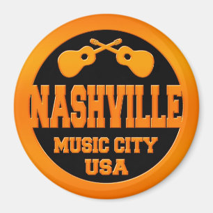 Aimant Ville Etats-Unis de musique de Nashville
