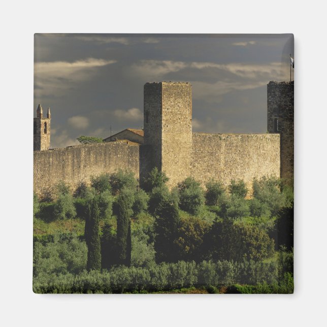 Aimant Ville fortifiée de Monteriggioni, dans la province (Devant)