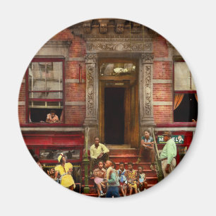 Aimant Ville - Harlem NY - Stoop life 1935