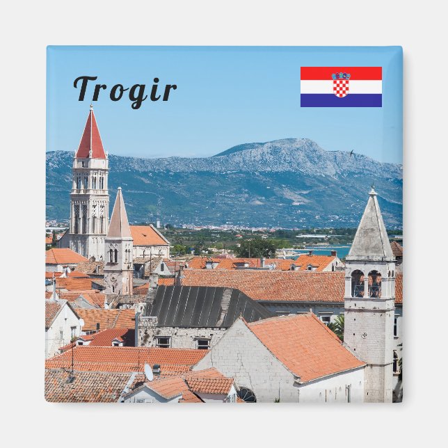 Aimant Ville historique de Trogir - Dalmatie, Croatie (Devant)