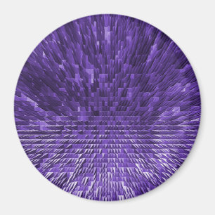 Aimant Ville pyramidale violette......