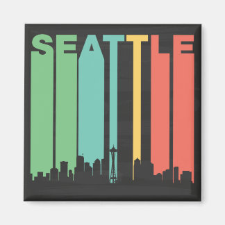 Aimant Ville vintage de Seattle