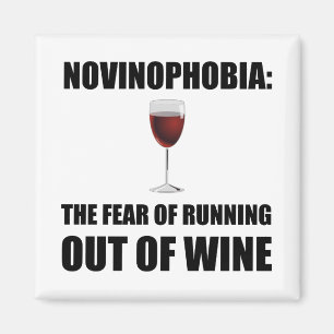 Aimant Vin de Novinophobia