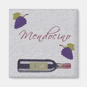 Aimant Vin Vintage Mendocino