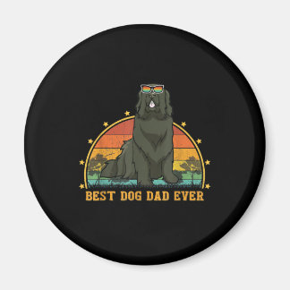 Aimant Vinatge Best Newfoundland Chien Papa Jamais Amoure