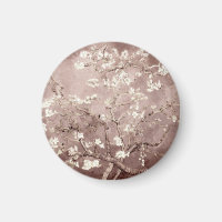 Vincent Van Gogh Almond Blossoms Taupe Beige