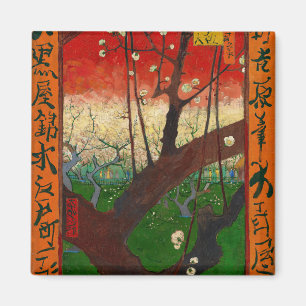 Aimant Vincent van Gogh - Arbre à prune floraison