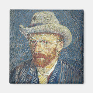 Aimant Vincent van Gogh Autoportrait avec Casquette à p