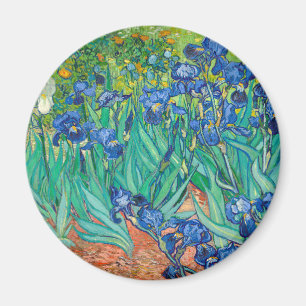 Aimant Vincent Van Gogh Irises Floral Vintage Fine Art
