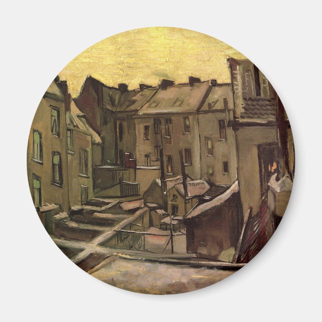 Aimant Vincent van Gogh, Jardins de vieilles maisons, Anv (Devant)