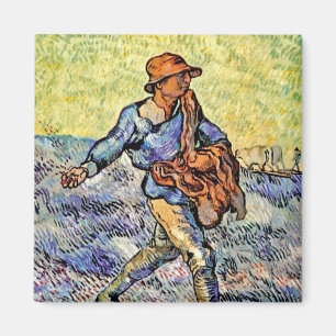 Aimant Vincent Van Gogh - Le Semeur - Peinture d'art fin