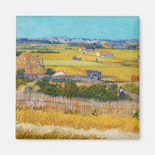Aimant Vincent van Gogh - Moisson à La Crau