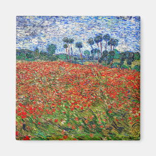 Aimant Vincent van Gogh - Poppy Field