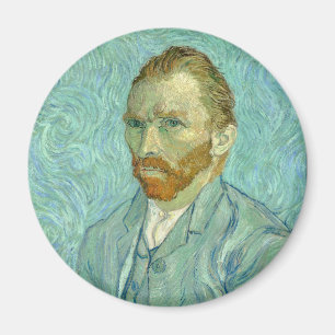 Aimant Vincent Van Gogh Self Portrait Blue Background