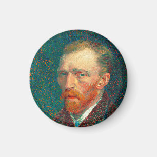 Aimant Vincent Van Gogh Self Portrait with Suit Fine Art