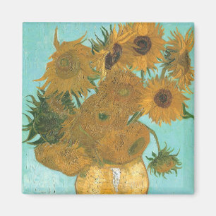 Aimant Vincent van Gogh - Vase avec douze tournesols